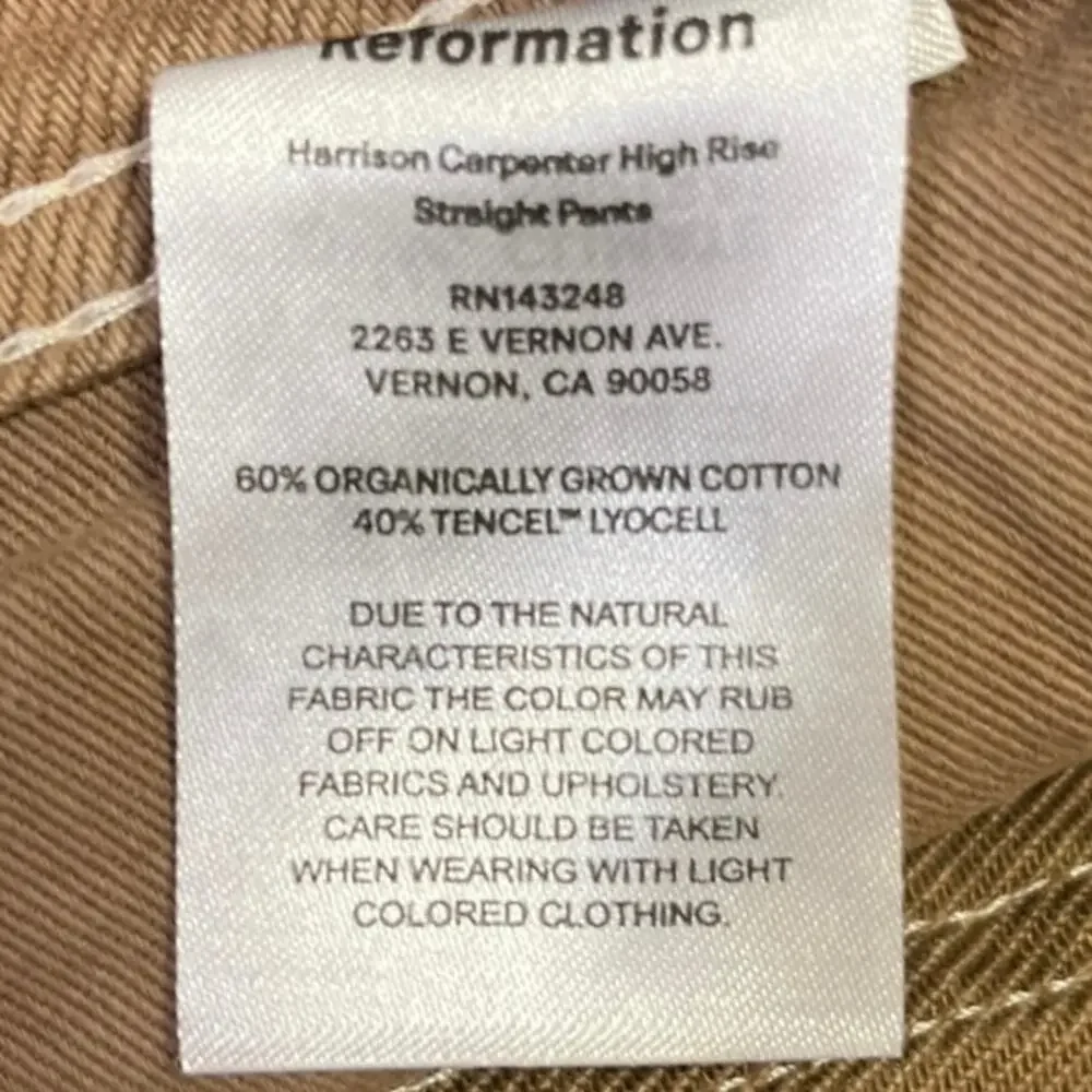 Reformation khaki tan